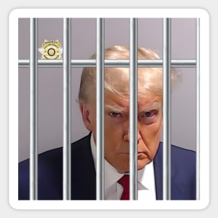 Trump Mugshot Sticker